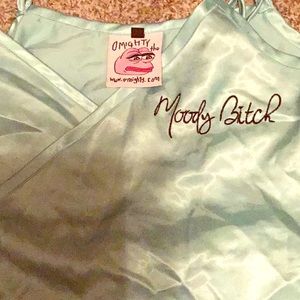 Omighty wrap dress mint green
